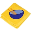 Полотенце махровое кухонное, цвет: лимонный, 35 см х 35 см Серия: Любимый дом инфо 8047v.